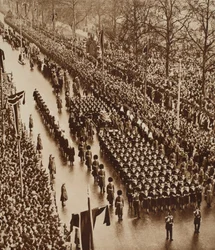 Der Trauerzug von George V., 1936